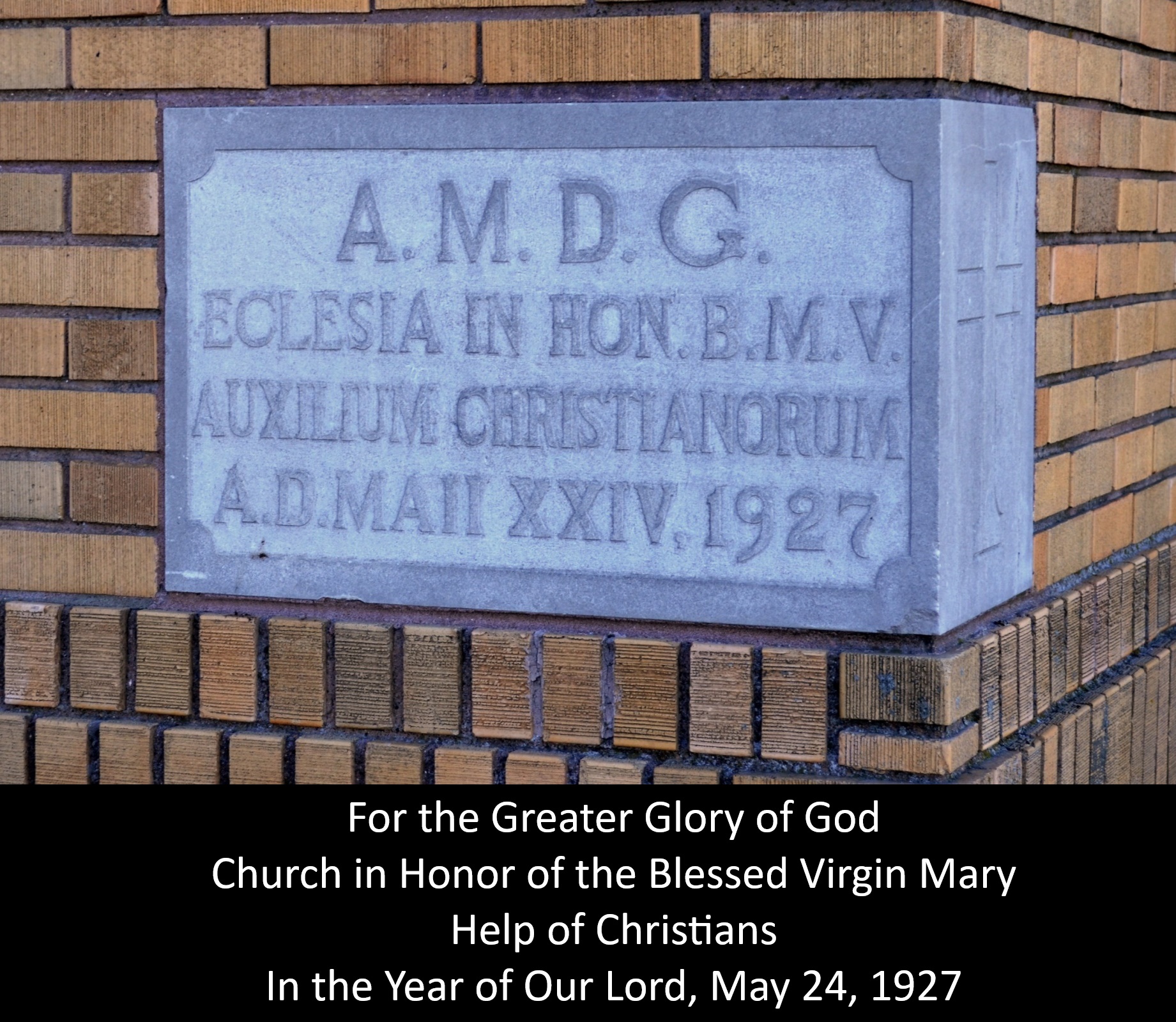 Loretto Church Cornerstone